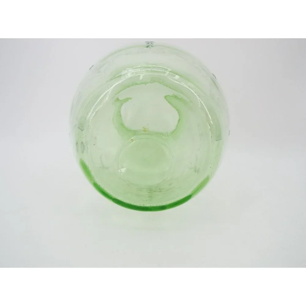 Vintage Anchor Hocking Green Uranium Glass Ballerina Cameo 8